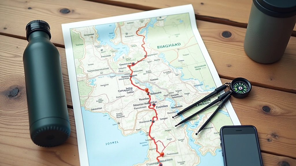Žemėlapis ir kompasas dviračio kelionei planuoti Kretingos apylinkėse